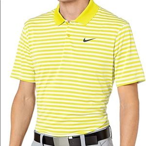 Nike Men's Striped Dry Victory Golf Polo